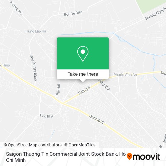 Saigon Thuong Tin Commercial Joint Stock Bank map