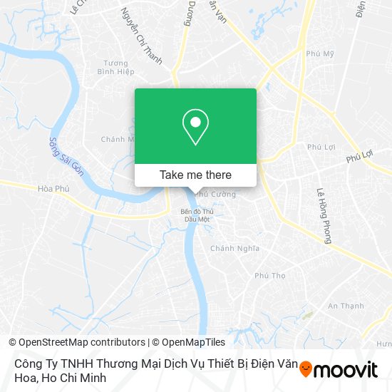 Công Ty TNHH Thương Mại Dịch Vụ Thiết Bị Điện Văn Hoa map