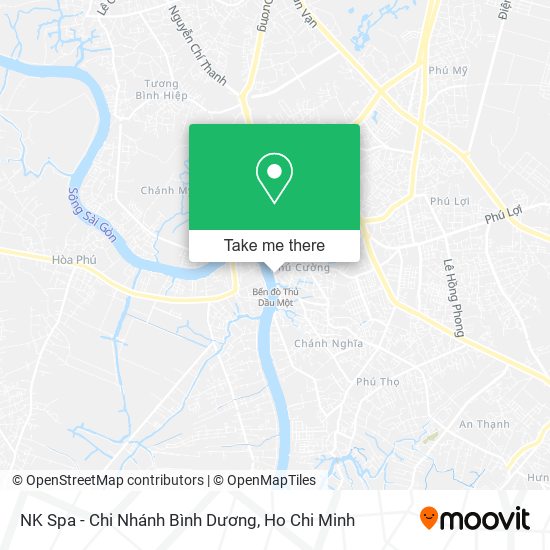NK Spa - Chi Nhánh Bình Dương map