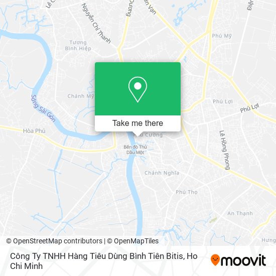 Công Ty TNHH Hàng Tiêu Dùng Bình Tiên Bitis map