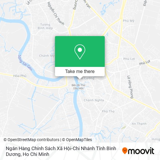 Ngân Hàng Chính Sách Xã Hội-Chi Nhánh Tỉnh Bình Dương map