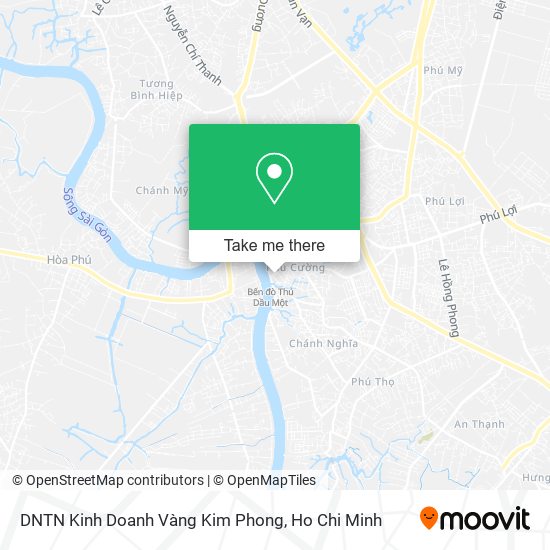 DNTN Kinh Doanh Vàng Kim Phong map
