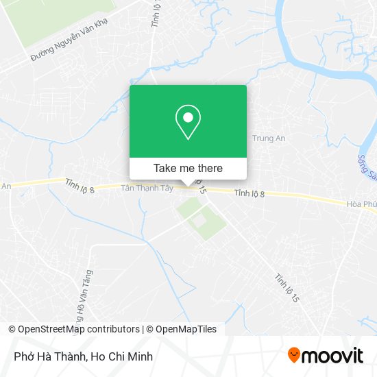 Phở Hà Thành map