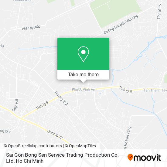 Sai Gon Bong Sen Service Trading Production Co. Ltd map