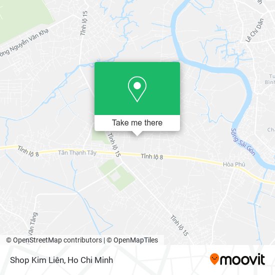 Shop Kim Liên map