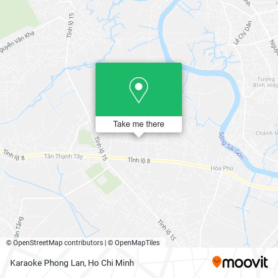 Karaoke Phong Lan map