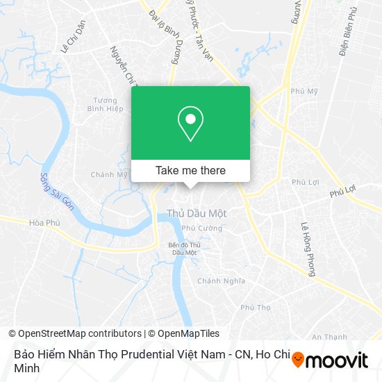Bảo Hiểm Nhân Thọ Prudential Việt Nam - CN map