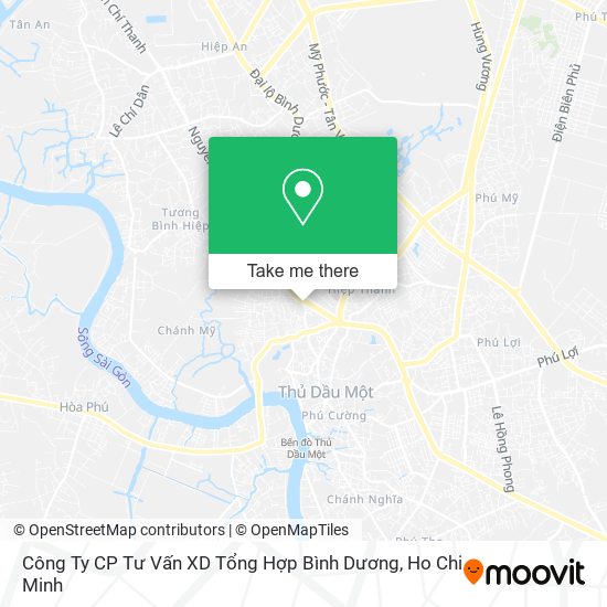 Công Ty CP Tư Vấn XD Tổng Hợp Bình Dương map