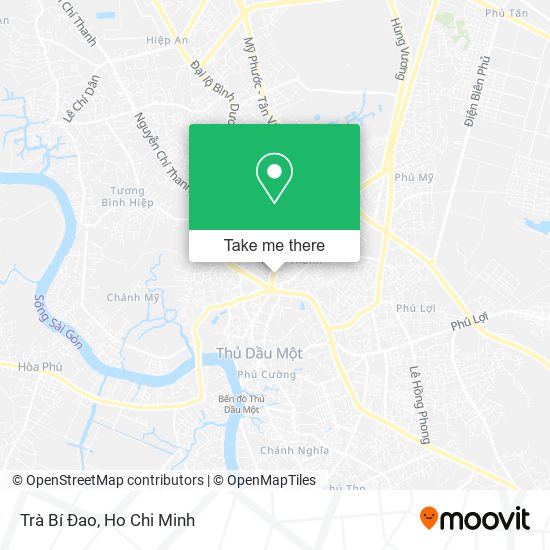Trà Bí Đao map