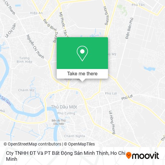 Cty TNHH ĐT Và PT Bất Động Sản Minh Thịnh map