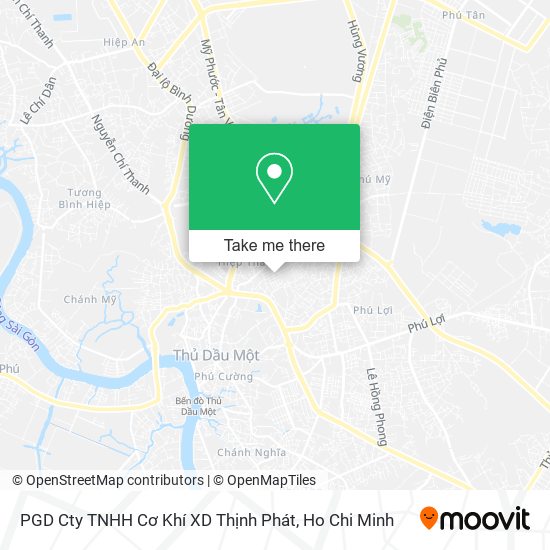 PGD Cty TNHH Cơ Khí XD Thịnh Phát map