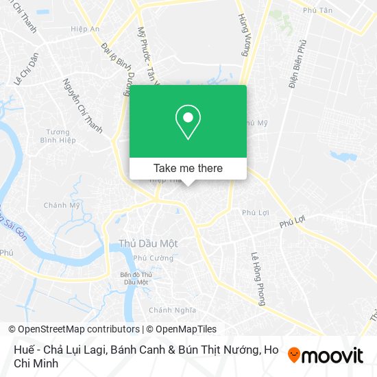 Huế - Chả Lụi Lagi, Bánh Canh & Bún Thịt Nướng map