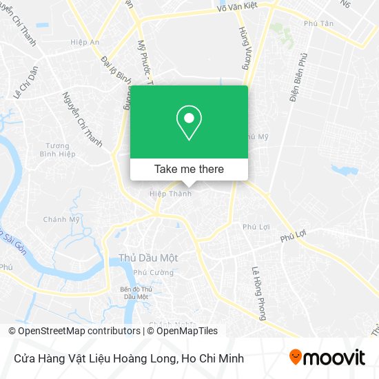 Cửa Hàng Vật Liệu Hoàng Long map