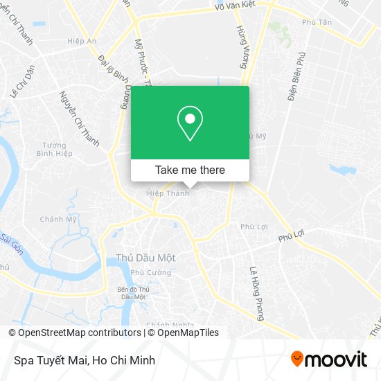 Spa Tuyết Mai map