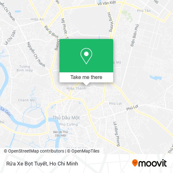 Rửa Xe Bọt Tuyết map