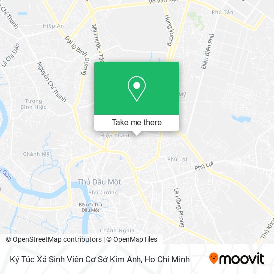 Ký Túc Xá Sinh Viên Cơ Sở Kim Anh map