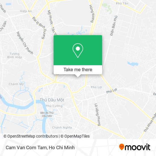 Cam Van Com Tam map