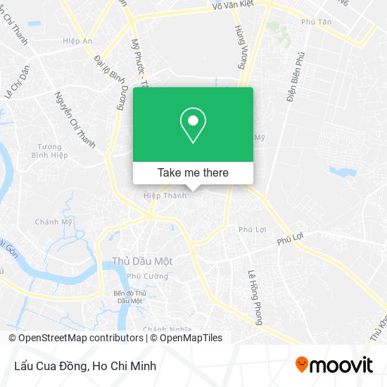 Lẩu Cua Đồng map