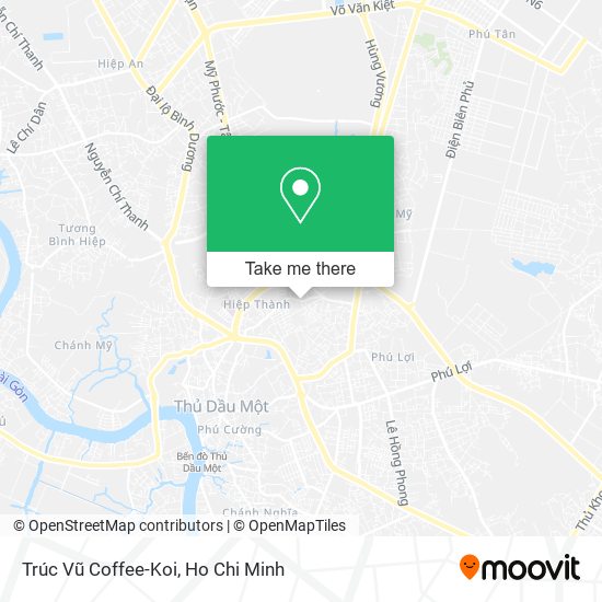 Trúc Vũ Coffee-Koi map