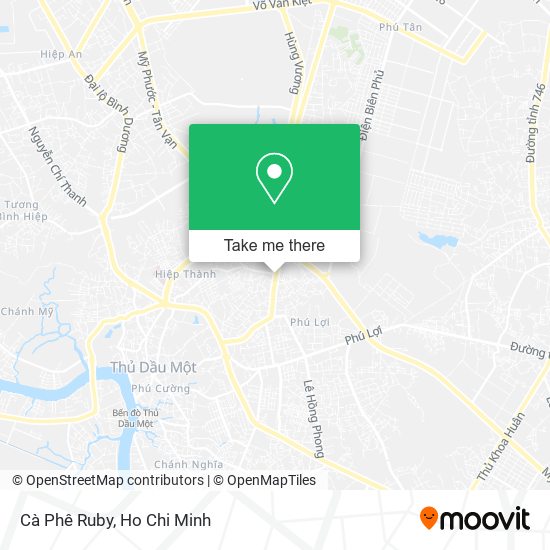 Cà Phê Ruby map