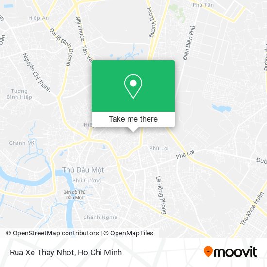 Rua Xe Thay Nhot map