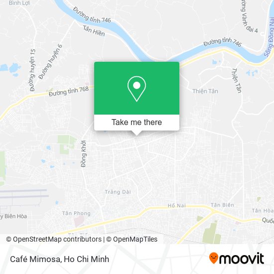 Café Mimosa map