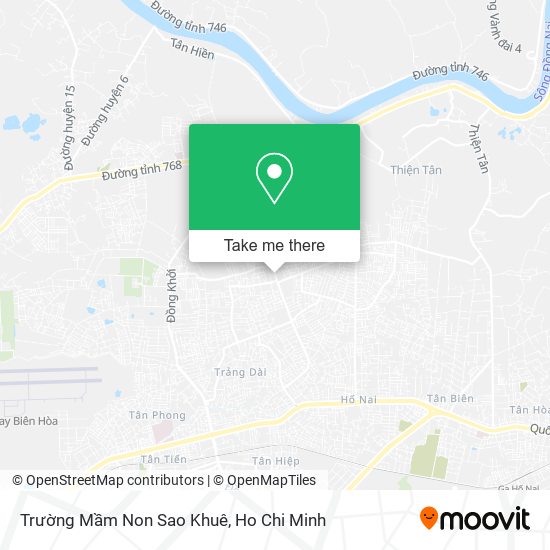 Trường Mầm Non Sao Khuê map