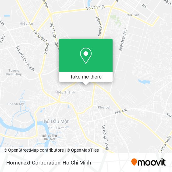 Homenext Corporation map