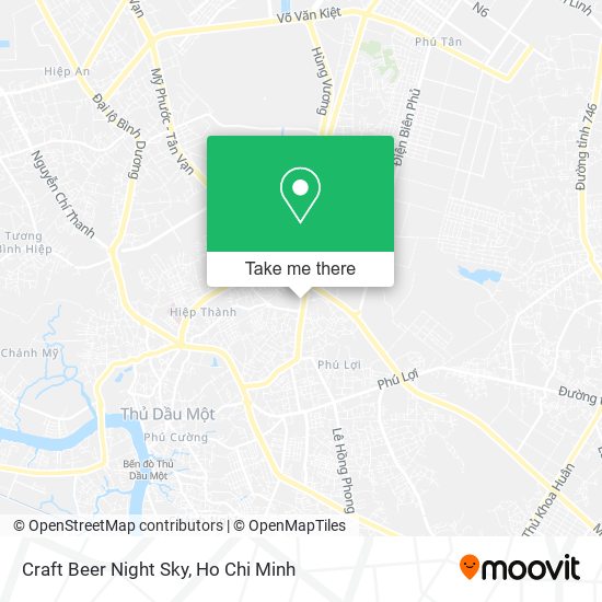 Craft Beer Night Sky map