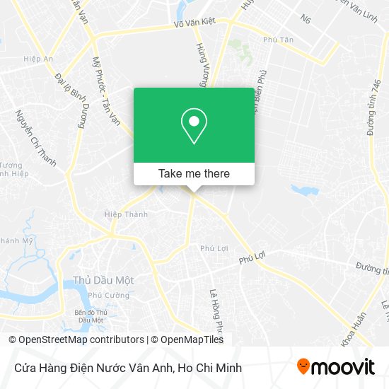 Cửa Hàng Điện Nước Vân Anh map