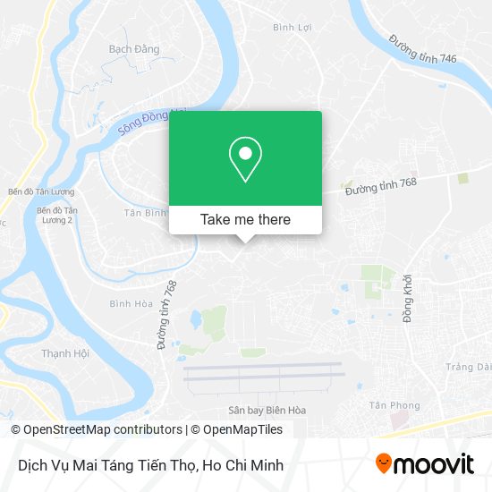 Dịch Vụ Mai Táng Tiến Thọ map