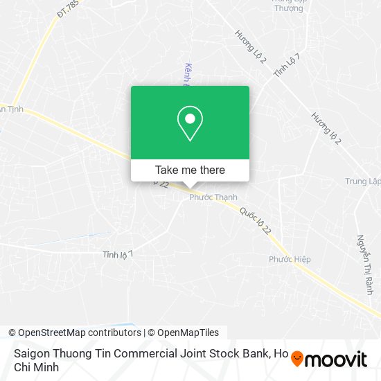 Saigon Thuong Tin Commercial Joint Stock Bank map