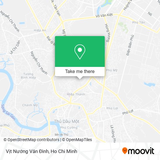 Vịt Nướng Vân Đình map