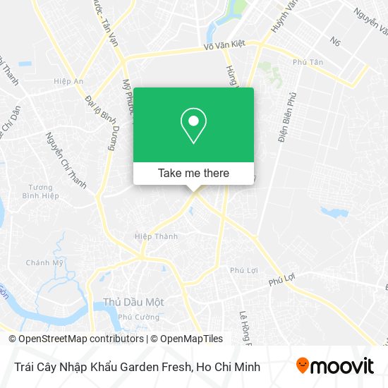 Trái Cây Nhập Khẩu Garden Fresh map