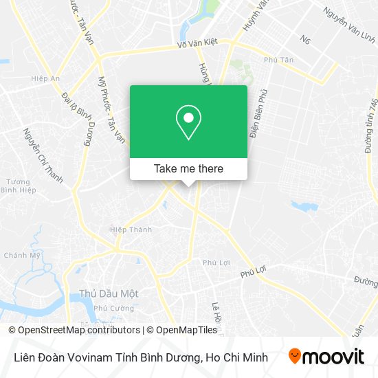 Liên Đoàn Vovinam Tỉnh Bình Dương map