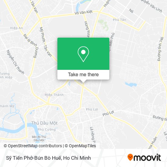 Sỹ Tiến Phở-Bún Bò Huế map