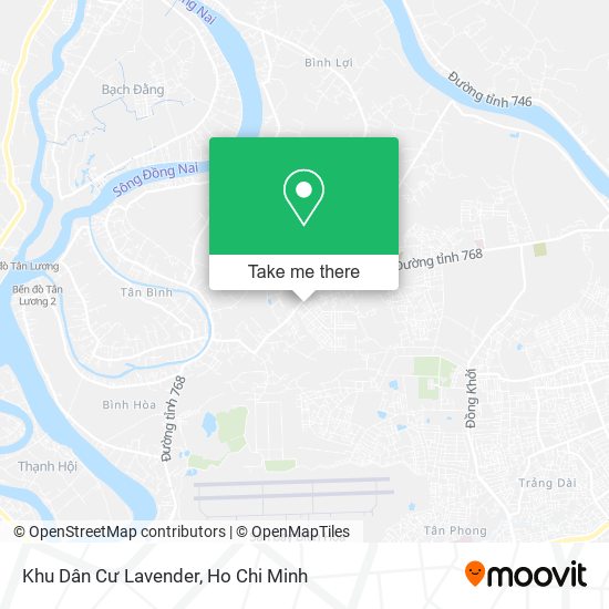 Khu Dân Cư Lavender map