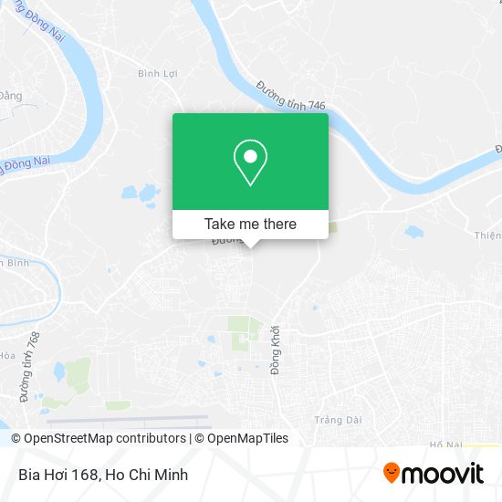 Bia Hơi 168 map