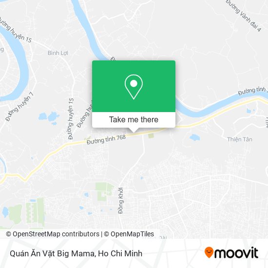 Quán Ăn Vặt Big Mama map