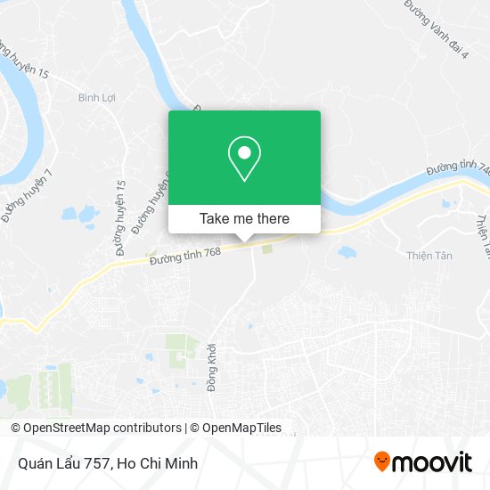 Quán Lẩu 757 map
