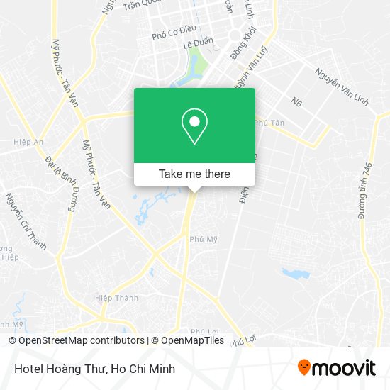 Hotel Hoàng Thư map