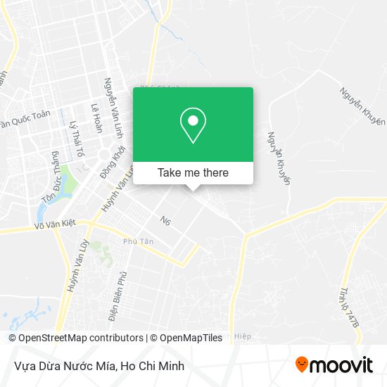 Vựa Dừa Nước Mía map