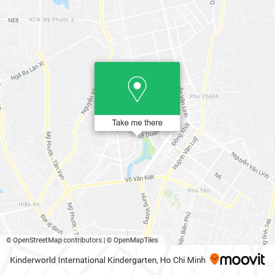 Kinderworld International Kindergarten map