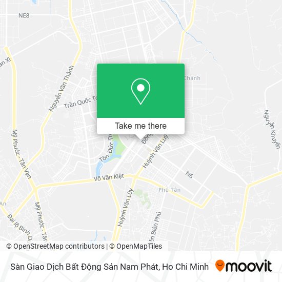 Sàn Giao Dịch Bất Động Sản Nam Phát map