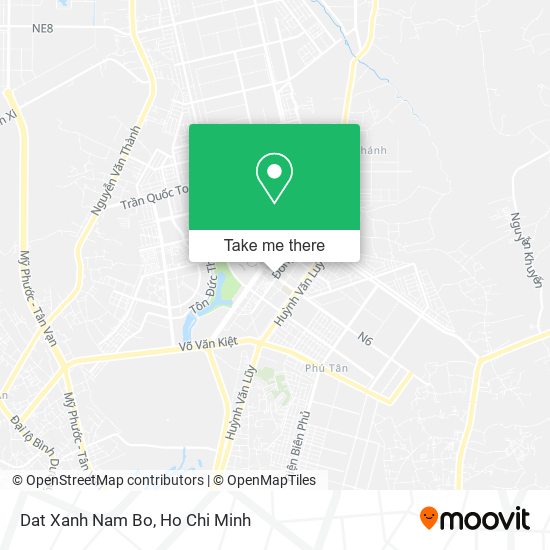Dat Xanh Nam Bo map