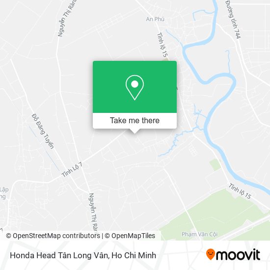 Honda Head Tân Long Vân map