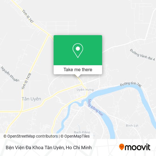 Bện Viện Đa Khoa Tân Uyên map