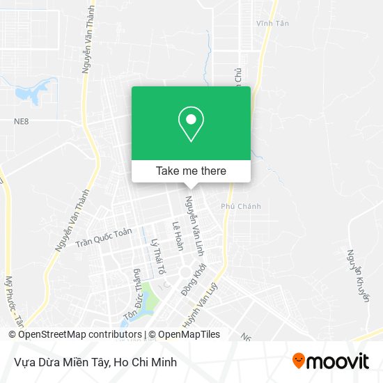 Vựa Dừa Miền Tây map