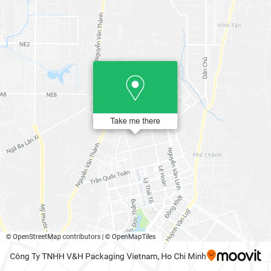 Công Ty TNHH V&H Packaging Vietnam map