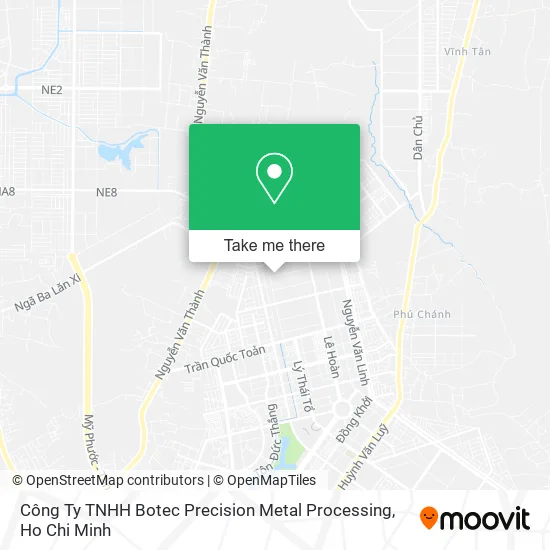 Công Ty TNHH Botec Precision Metal Processing map